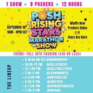 Posh Rising Stars Marathon Show